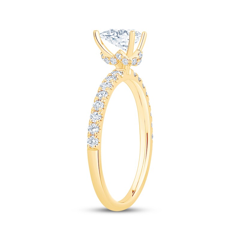Main Image 2 of Adore Pear-Shaped Diamond Engagement Ring 7/8 ct tw 14K Yellow Gold