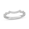 Thumbnail Image 7 of Neil Lane Diamond Scalloped Contour Wedding Band 1/4 ct tw 14K White Gold