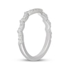 Thumbnail Image 8 of Neil Lane Diamond Scalloped Contour Wedding Band 1/4 ct tw 14K White Gold