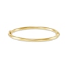 Thumbnail Image 1 of Hollow Polished Tube Bangle Bracelet 10K Yellow Gold