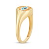 Thumbnail Image 2 of Enamel Evil Eye Ring 10K Yellow Gold