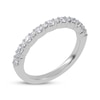 Thumbnail Image 2 of Adore Alternating Size Diamond Stackable Anniversary Ring 1/4 ct tw 14K White Gold