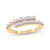 Thumbnail Image 1 of Baguette-Cut Diamond Wrap Ring 1/2 ct tw 14K Yellow Gold