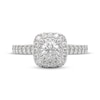 Thumbnail Image 3 of THE LEO Diamond Round-Cut Halo Engagement Ring 7/8 ct tw 14K White Gold