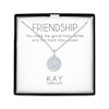 Thumbnail Image 1 of Panda Disc Necklace with Diamonds Sterling Silver 18"