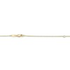 Thumbnail Image 4 of Cushion-Cut Lab-Created Emerald & White Lab-Created Sapphire Necklace 18K Yellow Gold-Plated Sterling Silver 18"