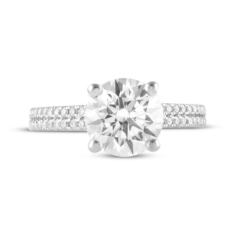 Main Image 1 of Adore Lab-Grown Diamonds Round-Cut Engagement Ring 3-1/3 ct tw 14K White Gold