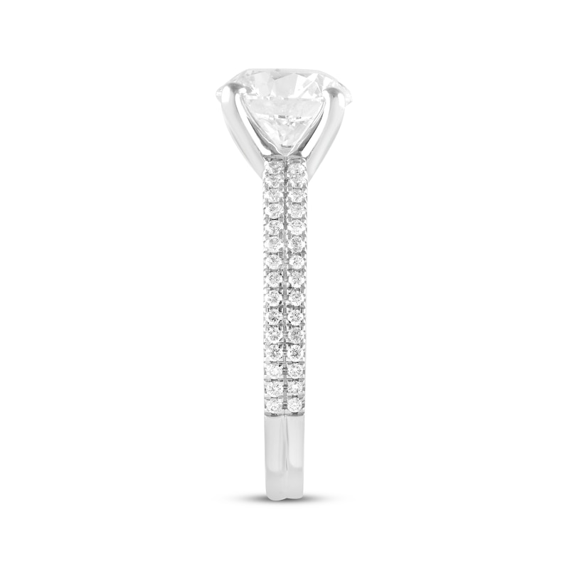 Main Image 2 of Adore Lab-Grown Diamonds Round-Cut Engagement Ring 3-1/3 ct tw 14K White Gold