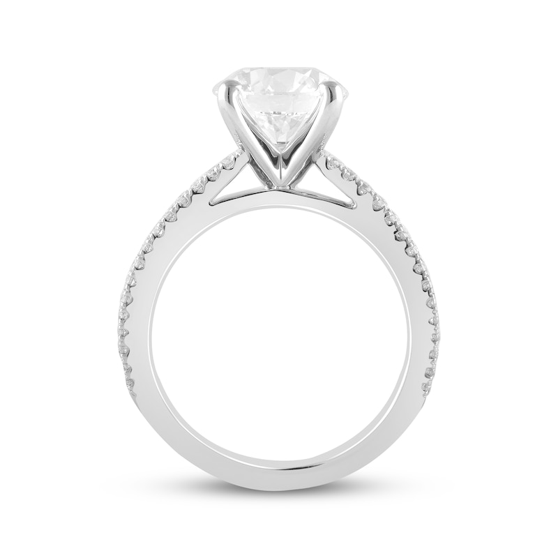Main Image 3 of Adore Lab-Grown Diamonds Round-Cut Engagement Ring 3-1/3 ct tw 14K White Gold