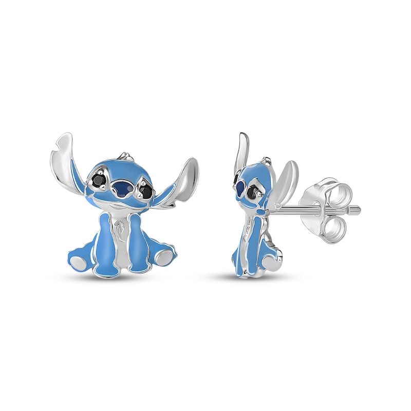 Main Image 1 of Children’s Lilo & Stitch Stud Earrings Sterling Silver
