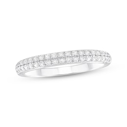 Adore Diamond Two-Row Anniversary Ring 3/8 ct tw 14K White Gold