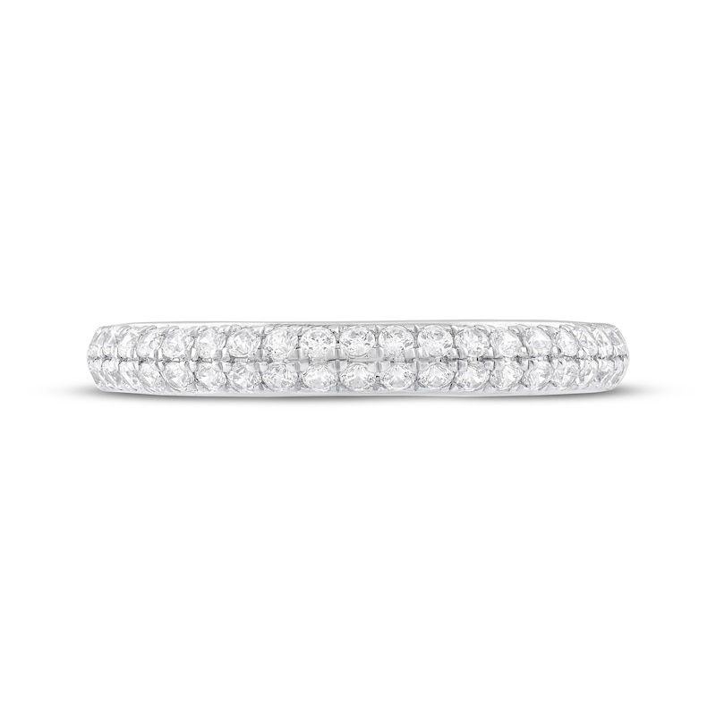 Main Image 3 of Adore Diamond Two-Row Anniversary Ring 3/8 ct tw 14K White Gold