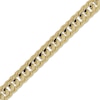 Thumbnail Image 2 of 4.5mm Diamond-Cut Curb Chain Necklace Solid 14K Yellow Gold 20"