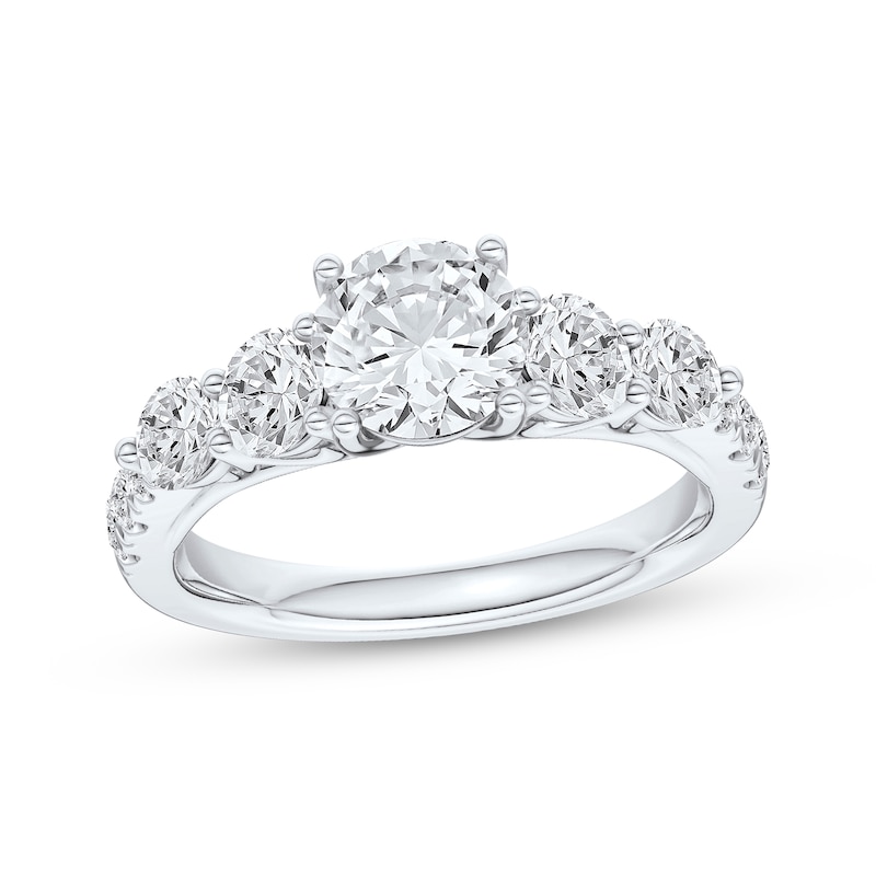 Main Image 1 of Adore Heirloom Certified Round-Cut Diamond Engagement Ring 2 ct tw Platinum