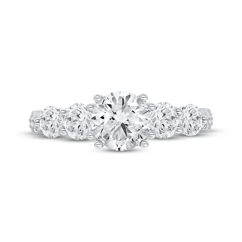 Main Image 4 of Adore Heirloom Certified Round-Cut Diamond Engagement Ring 2 ct tw Platinum