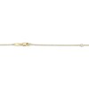 Thumbnail Image 4 of Cushion-Cut Lab-Created Ruby & White Lab-Created Sapphire Drop Necklace 24K Yellow Gold Vermeil Sterling Silver 18"