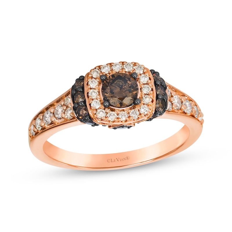 Main Image 1 of Le Vian Diamond Ring 7/8 ct tw 14K Strawberry Gold