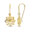Thumbnail Image 3 of Reaura Flower Dangle Earrings 14K Yellow Gold