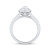 Thumbnail Image 2 of Adore Round-Cut Diamond Double Oval Halo Engagement Ring 1/2 ct tw 10K White Gold