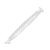 Thumbnail Image 2 of Diamond Graduated Bangle Bracelet 1/5 ct tw Sterling Silver