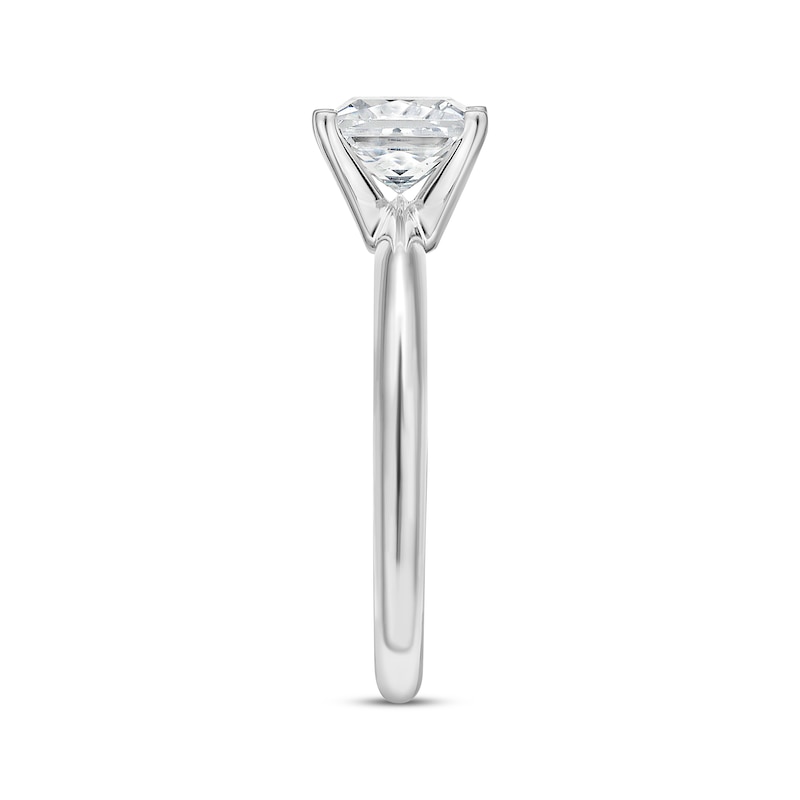 Main Image 2 of Lab-Grown Diamonds Princess-Cut Solitaire Engagement Ring 1-1/2 ct tw 14K White Gold (F/SI2)