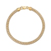Thumbnail Image 1 of 2.85mm Diamond-Cut Ice Bead Chain Bracelet Solid 10K Yellow Gold 7.5"