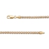 Thumbnail Image 3 of 2.85mm Diamond-Cut Ice Bead Chain Bracelet Solid 10K Yellow Gold 7.5"