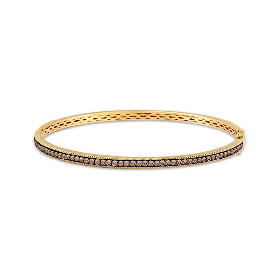 Le Vian Chocolate Diamond Bangle Bracelet 1 ct tw 14K Honey Gold
