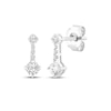 Thumbnail Image 1 of Milestones Diamond Drop Earrings 1/4 ct tw Sterling Silver