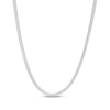 Thumbnail Image 1 of 2.6mm Diamond-Cut Snake Chain Necklace Hollow Sterling Silver 18"