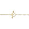 Thumbnail Image 4 of Lab-Created Ruby & Puff Heart Charm Toggle Necklace 24K Yellow Gold Vermeil Sterling Silver 18"