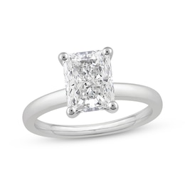 Adore Lab-Grown Diamonds Certified Radiant-Cut Solitaire Engagement Ring 2 ct tw 14K White Gold (F/VS2)