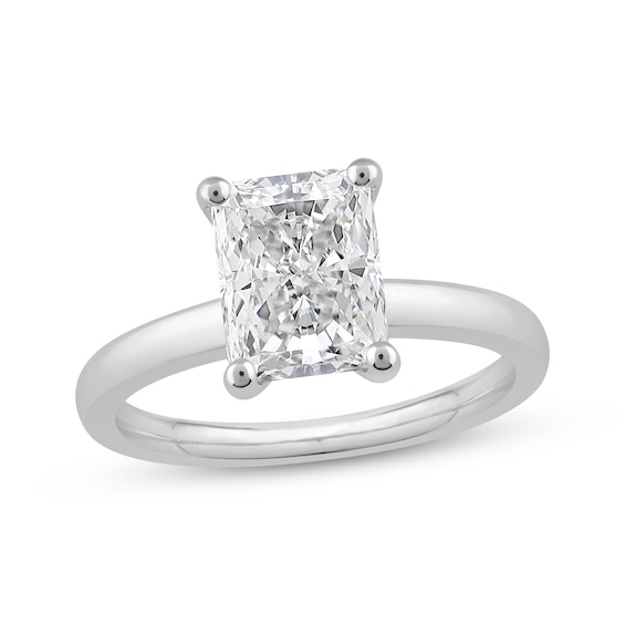 Adore Lab-Grown Diamonds Certified Radiant-Cut Solitaire Engagement Ring 2 ct tw 14K White Gold (F/VS2)