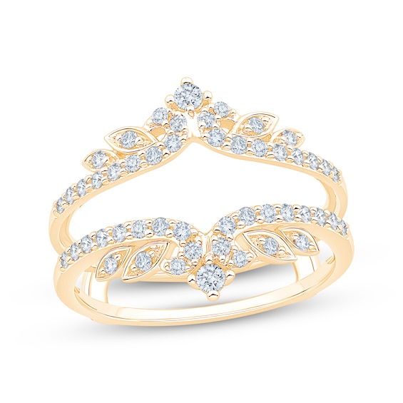 Adore Diamond Tiara Enhancer Ring 3/8 ct tw 14K Yellow Gold