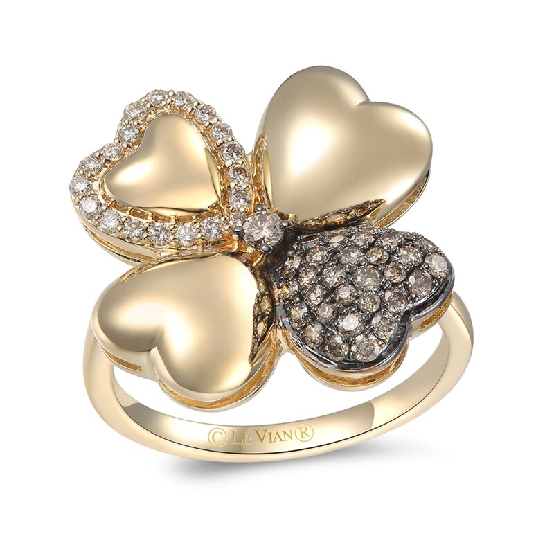 Le Vian Creme Brulee Diamond Ring 1/2 ct tw 14K Honey Gold