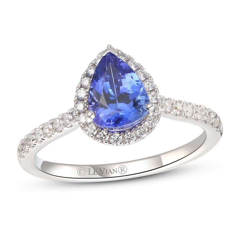 Le Vian Tanzanite Ring 1/3 ct tw Diamonds 14K Vanilla Gold