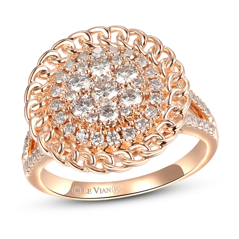 Le Vian Creme Brulee Diamond Ring 1 ct tw 14K Strawberry Gold