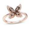 Le Vian Creme Brulee Quartz Ring 1/15 ct tw Diamonds 14K Strawberry Gold