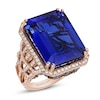 Le Vian Couture Tanzanite Ring 1-5/8 ct tw Diamonds 18K Strawberry Gold