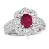 Le Vian Couture Ruby Ring 1-1/5 ct tw Diamonds Platinum