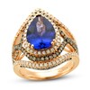 Le Vian Couture Tanzanite Ring 1-1/3 ct tw Diamonds 18K Strawberry Gold