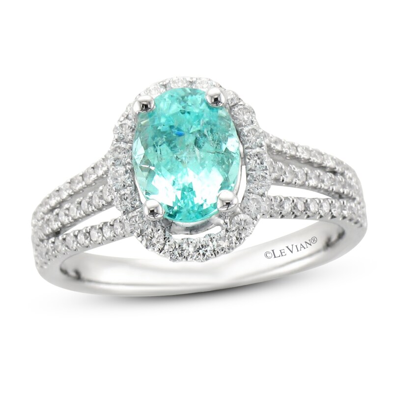 Le Vian Couture Tourmaline Ring 1/2 ct tw Diamonds 18K Vanilla Gold