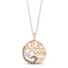 Thumbnail Image 1 of Le Vian Chocolatier Diamond Necklace 1/2 ct tw 14K Strawberry Gold 18"