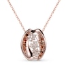Thumbnail Image 1 of Le Vian Creme Brulee Diamond Necklace 3/8 ct tw 14K Strawberry Gold 20"