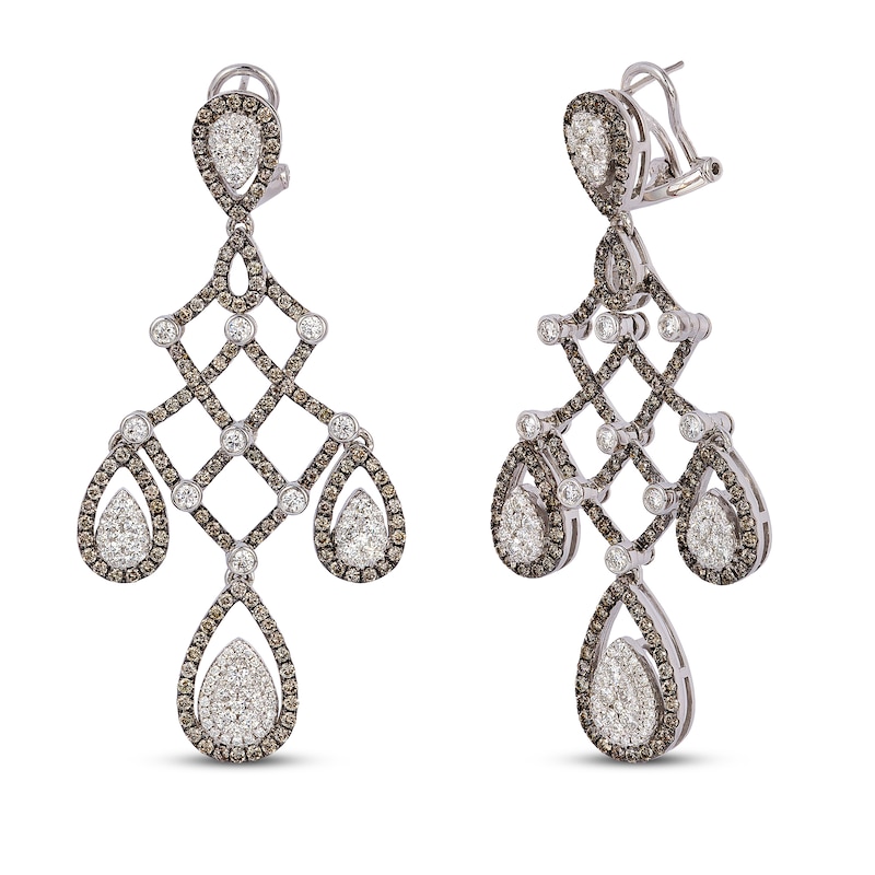 Le Vian Couture Diamond Earrings 5-1/6 ct tw 18K Vanilla Gold