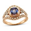 Le Vian Creme Brulee Sapphire Ring 1 ct tw Diamonds 14K Strawberry Gold