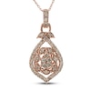 Thumbnail Image 1 of Le Vian Creme Brulee Necklace 7/8 ct tw Diamond 14K Strawberry Gold 18"