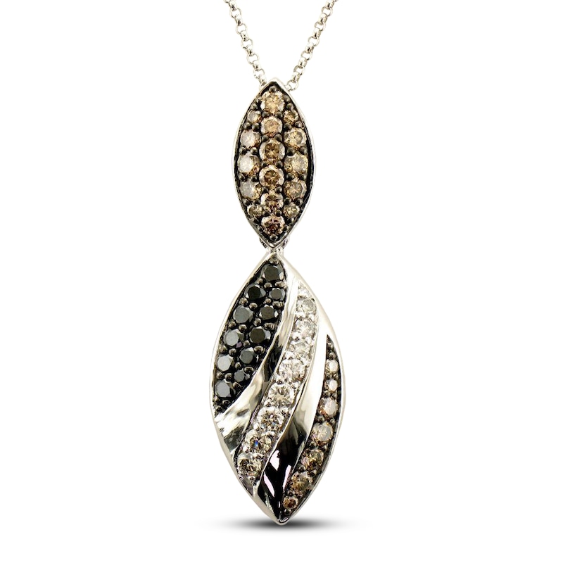 Main Image 1 of Le Vian Creme Brulee Necklace 1-1/2 ct tw Diamonds 14K Vanilla Gold 20"