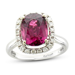 Le Vian Ruby Ring 1/2 ct tw Diamonds 14K Vanilla Gold - Size 7