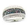 Le Vian Nude Topaz/Iolite/Amethyst Ring 1 ct tw Diamonds 14K Vanilla Gold